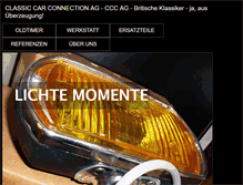 Tablet Screenshot of classiccarconnection.ch